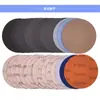 886Az Disco Redondo de 5 Pulgadas con Respaldo de Terciopelo Papel de Lija, Hojas de Papel de Lija de Carburo de Silicio, Pulido para Carpintería, Pulido de Metales, Papel de Lija Resistente al Agua