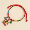 Pulseira de Corda Colorida do Festival do Barco Dragão Corda Vermelha Tecida à Mão Infantil Bebê Pequeno Zongzi Corda de Mão Presente de Lote Festival de Maio