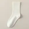 Meias Maternidade Finas Sem Costura Little Pepper Primavera/Verão, Meias de Algodão Puro Meia-Panturrilha Empilháveis, Respiráveis, Não Apertam, para Casa Pós-Parto
