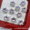 Caja Mágica Mariposa de Diamante Calabaza Corazón Flor Redonda Multicolor Ocho Agujeros Separadores Cuentas DIY Pulsera de Cuentas Accesorios para Collares