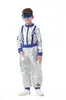 Disfraz de piloto para fiesta de Halloween para padres e hijos, trajes espaciales para hombres y mujeres, ropa de astronauta, disfraz de astronauta para actuación