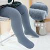 Leggings para bebé de otoño e invierno, pantimedias gruesas con forro polar para niños, pantimedias cálidas de algodón cepillado vertical para bebés