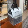 Bolsa Aislante Desechable para Pastel de Cumpleaños, Caja Especial para Pastel para Llevar, Empaque de 6 pulgadas 8 pulgadas Bolsas de Mano para Repostería al por Mayor