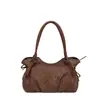 Bolsa Transfronteiriça Estampa de Leopardo Retrô Bolsa Tote de Grande Capacidade Versátil de Alta Qualidade para o Dia a Dia Bolsa de Ombro Feminina Bolsa de Braço