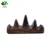 Soporte para Pinceles de Caligrafía con Forma de Montaña de Madera de Ciprés Negro Soporte para Pinceles de Madera de Ala de Pollo Wuzhishan Set de Cuatro Tesoros para Estudio de Montaña