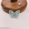 Ropa y Accesorios para Niños Adornos de Mariposa DIY Bordado de Hilo Dorado Colorido de una Sola Capa Mini Adornos de Mariposa