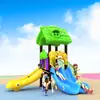 Parque de toboganes grande para exteriores de jardín de infantes Tobogán combinado Equipo de juego exterior comunitario Instalaciones de juego para niños