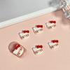 Novos óculos KT Cat Cartoon Nail Art Jóias Bonito Bonito Bonito Hello Kitty Resina DIY Unhas Orelhas Decoração de Unhas