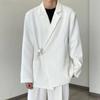 Traje Casual de Diseño Nicho 2024 Chaqueta para Hombre Primavera Otoño e Invierno Guapo Traje Blanco para Hombre Dropshipping