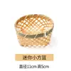 Prato Artesanal em Formato de Barco de Bambu para Decoração de Sashimi Japonês, Pá de Bambu, Cesta de Bambu, Cesta de Sobremesa, Prato Especial de Bambu, Mini
