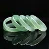 Pulsera de jade aventurina natural al por mayor del fabricante, brazalete de jade de agua clara verde claro, pulsera de nuevo estilo chino, envío directo de una pieza