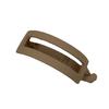 Presilha de Banana Vazada, Presilha de Cabelo Fashion para Rabo de Cavalo na Parte de Trás da Cabeça, Presilha Horizontal, Presilha Twist Korean Frosted, Grampo Pequeno Dentado para Mulheres