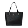 Bolso de hombro tipo tote de gran capacidad, nicho, para ir al trabajo, con patrón tejido de moda coreana y japonesa, nuevo de otoño para mujer