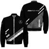 Otoño e invierno transfronterizo comercio exterior nuevo para hombre logotipo 3D impresión digital chaqueta bomber para hombre traje deportivo de béisbol para hombre