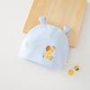 Gorro de bebé primavera y otoño 0-3 meses algodón puro otoño e invierno infantil bebé masculino y femenino bebé recién nacido gorro de bebé recién nacido rojo