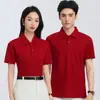 Polo de Manga Corta con Cuello Patchwork de Lyocell 2026 Nuevo Verano Negocios Top de Manga Corta Estilo Casual