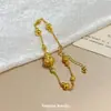 Loja de Ouro Mesmo Estilo Novo Estilo Chinês Antigo Banhado a Ouro Pulseira Ruyi Abóbora Incrustada com Diamantes, Joia de Fortuna e Prosperidade, Exquisite Presente de Estilo Nacional para Mulheres