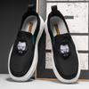 2026 Harley-Sas Novo Modelo 7812 Estilo Britânico Respirável Slip-On Cano Baixo Tênis Casual de Lona Masculino