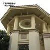 Componentes terminados de pretil y cornisa de GRC para casas de villa autoconstruidas, líneas decorativas para muros exteriores, componentes de cemento impermeables y resistentes a las grietas