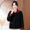 2026 Ropa Coreana para Madres Elegante Primavera Otoño Invierno Adelgazante Favorecedora Chic Nuevo Estilo Chino Estilo Nacional Talla Grande Chaqueta Versátil
