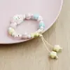 Pulseras Dulces y Lindas de Verano de Jingdezhen, Pulseras de Cuentas Coloridas Estilo Chica de Dibujos Animados de Verano al por Mayor