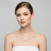 Collar de Amor Romántico y Suave para Mujer, Joyería de Diseño de Alta Gama, Galvanizado en Oro Real, Cadena para Clavícula con Huella de Gato de Lujo Ligero Regalo