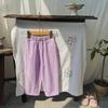 Calça Casual Colorida para Meninas 2026 Nova Coleção Primavera e Outono Calça de Moletom Versátil e Soltinha Infantil para Bebês e Crianças Pequenas