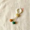 Pulseira de Contas de Oração Bodhi Pingente Acessório de Mão Drip Wenwan Corrente de Telefone Torcida à Mão Pingente de Gato para Pendurar na Lateral