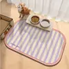 Alfombrilla universal para comida de mascotas para gatos y perros, absorbente, resistente al desgaste, a prueba de fugas, antideslizante y a prueba de salpicaduras, adecuada para que los gatos la usen como alfombrilla de alimentación