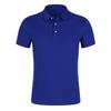 Nueva Camisa Polo de Solapa de Manga Corta de Algodón Puro de 200 g de Verano para Hombre, Holgada, Ropa de Trabajo de Supermercado con Logo Estampado