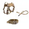 Collar Táctico para Disfraz de Mascota, Disponible en Múltiples Colores, Correa de Nylon para Exteriores, Collar para Perro Grande, Collar Militar para Perro, Arnés de Pecho