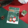 Venta caliente transfronteriza Halloween Navidad bolsa de regalo para envolver bolsa de cinta dulces galletas regalo a mano copo de nieve crujiente paquete de 50