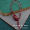 Corea del Sur Blogger Nicho Girasol Oniplow Mismo estilo Ankora Collar de Gota Rojo Cadena Larga para Suéter