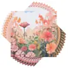 Servilletas de Papel Desechables con Estampado de Flores de Primavera Transfronterizas para Hotel, Fiesta, Restaurante Occidental, Fiesta Navideña