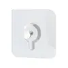 Ganchos Transparentes de Pared para Cocina y Baño Ganchos Adhesivos Fuertes Sin Rastro Accesorios de Parche Sin Clavos Ganchos Transparentes de Almacenamiento