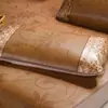 Venta Directa de Fábrica Funda de Almohada de Verano Esterilla de Mimbre para Almohada Funda de Almohada de Seda Helada Funda de Almohada Fresca de Verano Pieza de Esterilla para Almohada