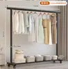 Simple Secador de Ropa de un Solo Poste, Perchero de Pie para Ropa, Almacenamiento Interior para Dormitorio, Hogar, Residencia Estudiantil, Simple Secador de Ropa