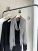 Bufanda Larga de Lino a Rayas Retro para Mujer Primavera Verano Delgada de Gama Alta Artística Braga para el Cuello Estilo Coreano Protector de Cuello Chal Otoño