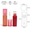 Fuente Tubo Transparente Redondo Personalizado de 3 ml para Brillo de Labios Rosa Semitransparente Tubo Vacío Botella de Plástico para Aceite de Labios Material de Empaque Cosmético