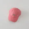 Chapéus Koreanos Yipan para Crianças Meninos e Meninas, Boné de Beisebol Estilo Ins com Letras Desgastadas, Proteção Solar Viseira Chapéu de Beisebol para Bebê