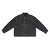 HAPD primavera novo pesado retro solto lavado workwear denim jaqueta masculina casaco jeans hw306