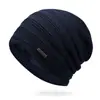Gorros de Punto para Hombre y Mujer, Gorros de Lana, Letreros Metálicos de Moda, Gorros Cálidos para Exteriores, Protección para Orejas de Terciopelo, Exportación Transfronteriza
