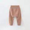 Leggings de cintura alta para bebê, roupa de casa, calça base para outono e inverno, roupas infantis An'yang