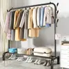 Perchero vertical de pie para ropa perchero colgante para ropa de dormitorio móvil con ruedas hogar sala de estar influencer perchero de secado de lujo ligero