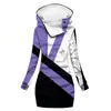 [Procesamiento Personalizado] Gabardina Gruesa de Invierno con Capucha Estilo Europeo y Americano, Impresión Digital 3D para Mujer, Longitud Media