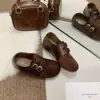 Sapatos Birkenstock Retro com Aumento de Altura Cobertura Total Feminino 2026 Moda Outono Novo Slip-Ons de Sola Grossa Versátil Mary Jane Sapatos Únicos