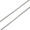 Pacote de 1m de Corrente de Aço Inoxidável Corrente de Cauda Cruzada Plana Kit de Material para Acessórios de Joias Pulseira Colar DIY Feito à Mão