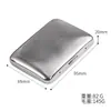 Estojo de cigarro Double Gun Mirror, pacote com 18 unidades, estojo de cigarro médio, resistente à compressão, resistente à umidade, durável, estojo de cigarro portátil masculino