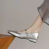 Zapatos Mary Jane Retro de Punta Cuadrada, Tallas 33-43, Zapatos Planos Transfronterizos de Talla Grande para Mujer, Nuevo Modelo 2026, Tacón Bajo de 2.5cm