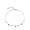 Tobillera Redonda Geométrica con Borla Xuping de Acero Inoxidable Estilo Nicho de Moda Personalidad Estilo Vacaciones de Verano Joyería para el Pie Venta al por Mayor para Mujeres